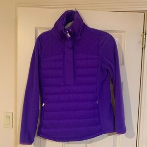 Lauren Active Ralph Lauren Purple Fleece Pullover sz S